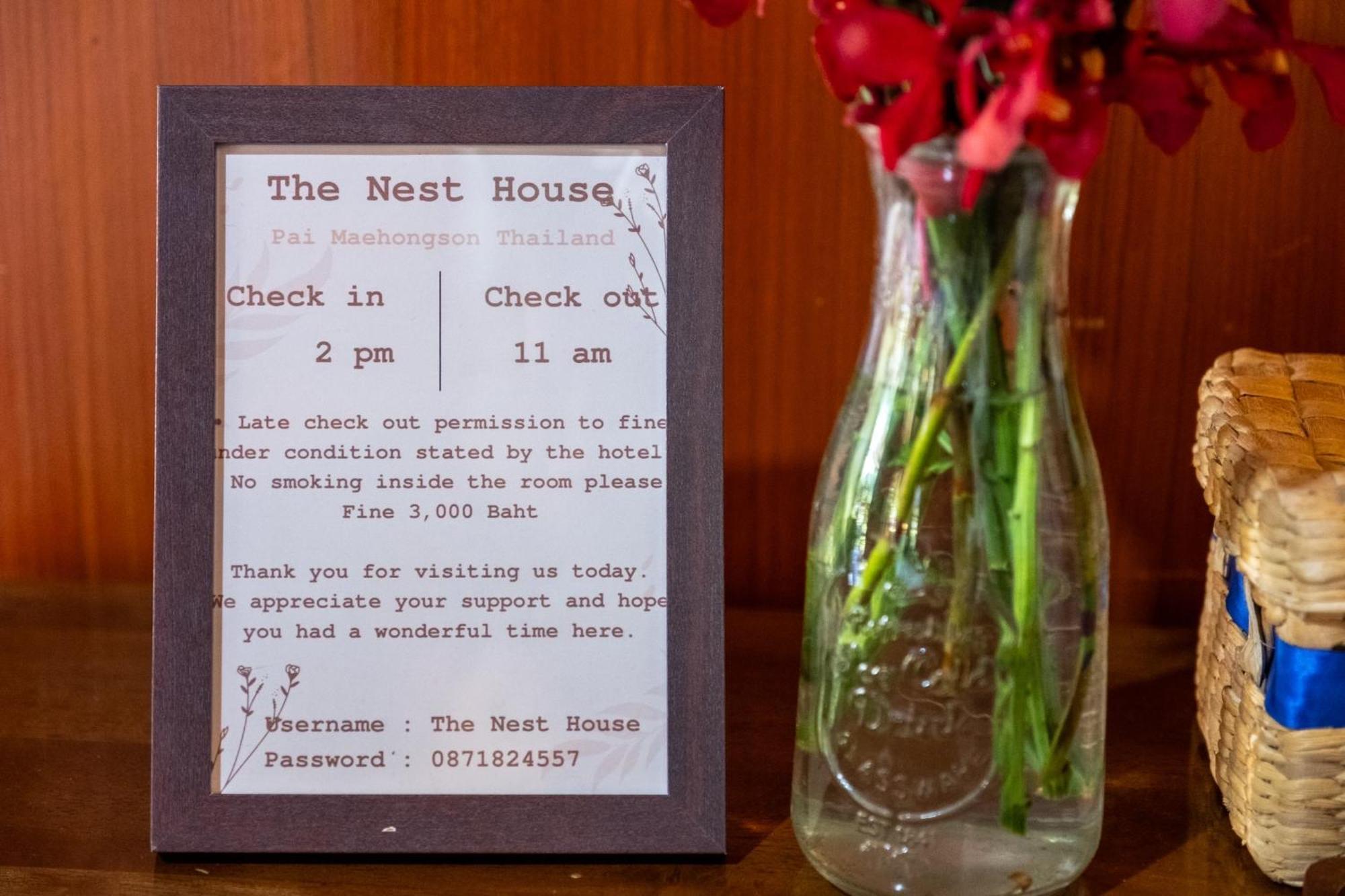 Hotel The Nest House Pai Exterior foto